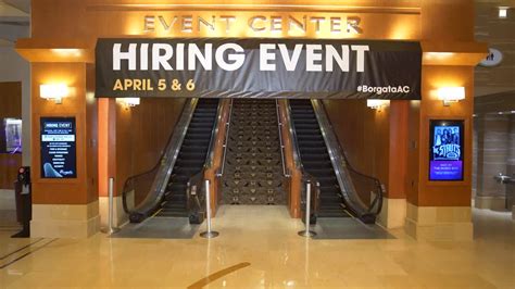 borgata hiring event.